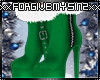> Sexi Xmas Green Boots