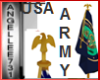 USA ARMY FLAG n POLE