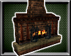 Old Brick Fireplace