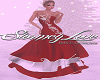 Snow Sparkle Gown Red