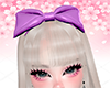 Bown Hair Purple