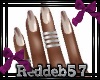 *RD* Nude Nails w/rings