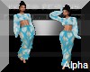 AO~Designer blue btms