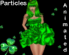 St Patrick puffed dress