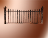 Rusty iron fence
