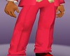 Suit Pants Red