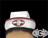 Red and White Nurse Hat