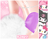 Bunny Tail  Purple
