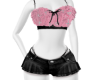 conjunto saia curta pink