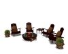 Patio Firepit Chair Set