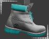 C-Grey&Blue Male Boots