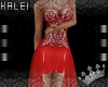 ♔K Glam Gown Red