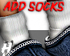 Add Socks White H.O
