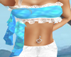 Frilled Top (Blue)