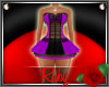 XXL Purple Corset Dress