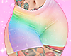 rainbow biker shorts <3