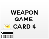 Weapon Game Card 4