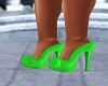 ! Lime Green Pumps