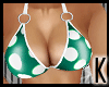 K- Green Spotty Bikini