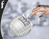 F* Silver Bling Purse