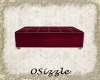 Red Ottoman For Two