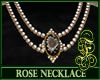 Rose Necklace Black