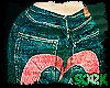 jeans y2k blue pink