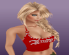 Red angel top