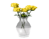 Roses Yellow in Vase