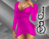 JB HotPink Sleeved Dress