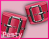 Pink Leather Bracelets
