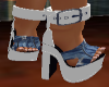 Hoochie Denim Heels