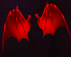 Sm Red Bat Wings