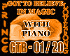 GOT TO BELIEVE +PIANO