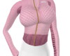 alo pink zip