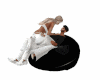 Black Pouf poses