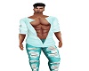 ASL Mint Male Ripped Top