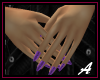 SparklyPurp nailsSm Hand