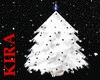 *k* White Christmas Tree