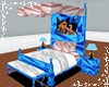 sexy blue & pink bed