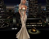 Elegant Ivory Slim Gown
