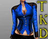 Blue Leather Jacket