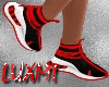 Black Red Sneakers