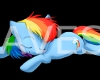 Sleeping Rainbow Dash 