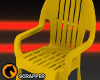 Yellow Plastic Chair
