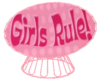 girls rules chair