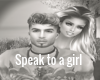 speak to a girl