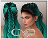 Mumbi - Teal Rave Dipped