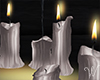 Silver Living Candles