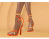 QueenB heels orange